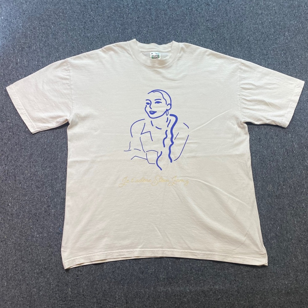 Slow Jamz Best Sade Graphic TShirt Sz XL Mens Cream Girls Girls Girls Streetwear